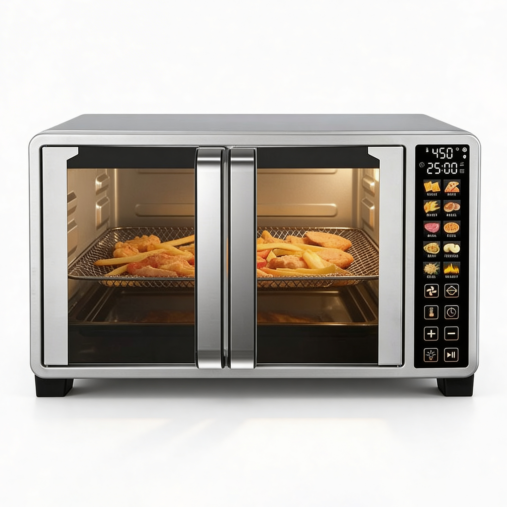 Chefii 25qt French Door Color Screen Air Fryer Oven