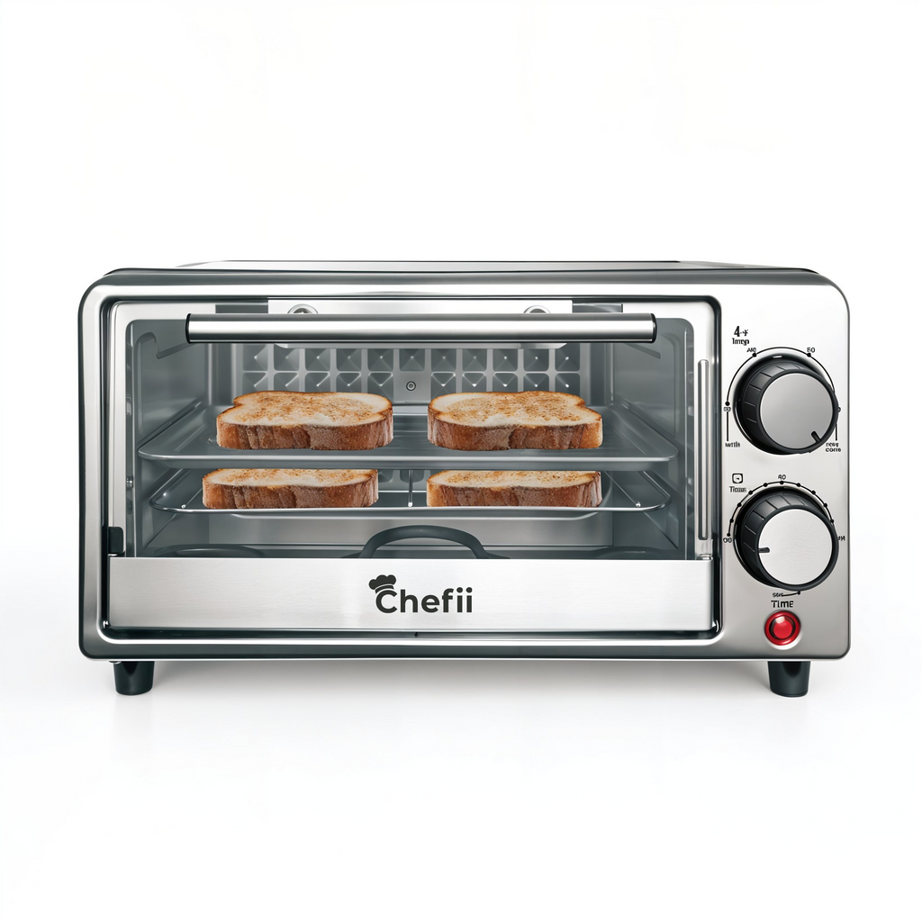 Chefii 4 Slice Toaster Oven