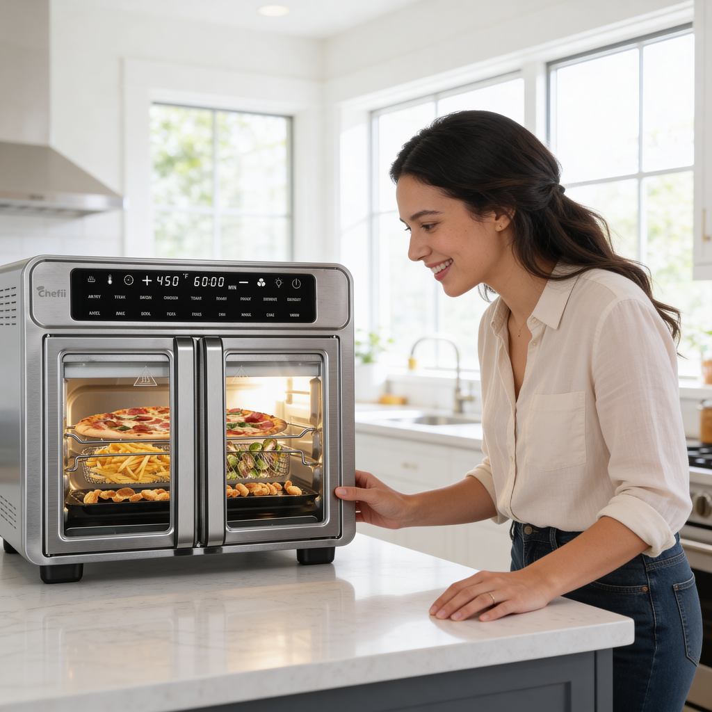 Chefii 26qt French Door Air Fryer Oven